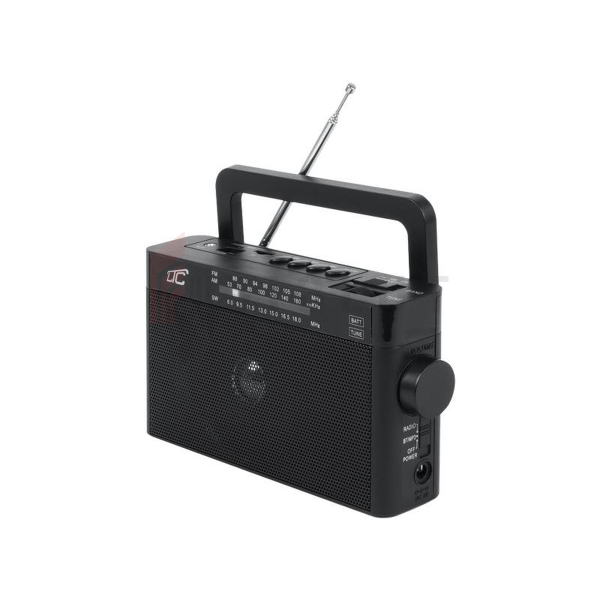 Prenosné rádio LTC Sona s Bluetooth, USB, TF, čierne.