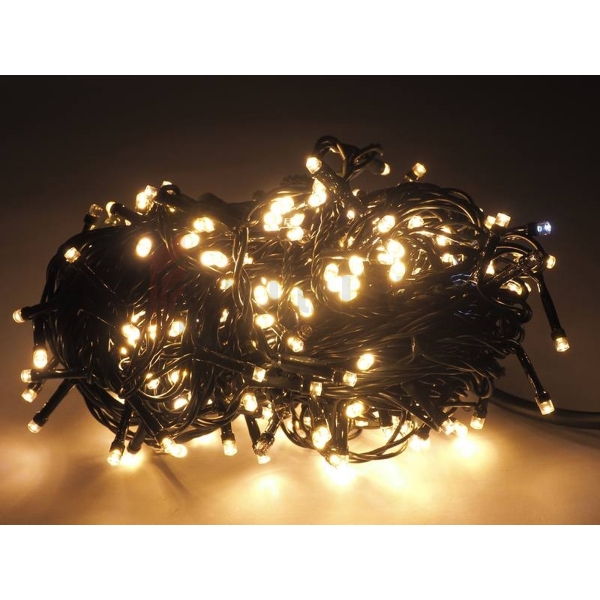 Osvetlenie vianočného stromčeka 300 x LED blesk, teplá biela + blesk studená biela, IP20, 230V.