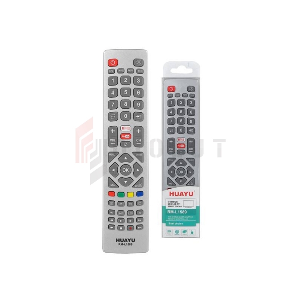 Diaľkové ovládanie pre LCD / LED TV Sharp RM-L1589, Netflix, Youtube.