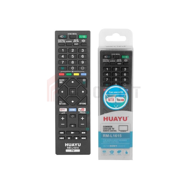 Diaľkové ovládanie pre LCD TV / LED Sony RM-L1615 Netflix Youtube.