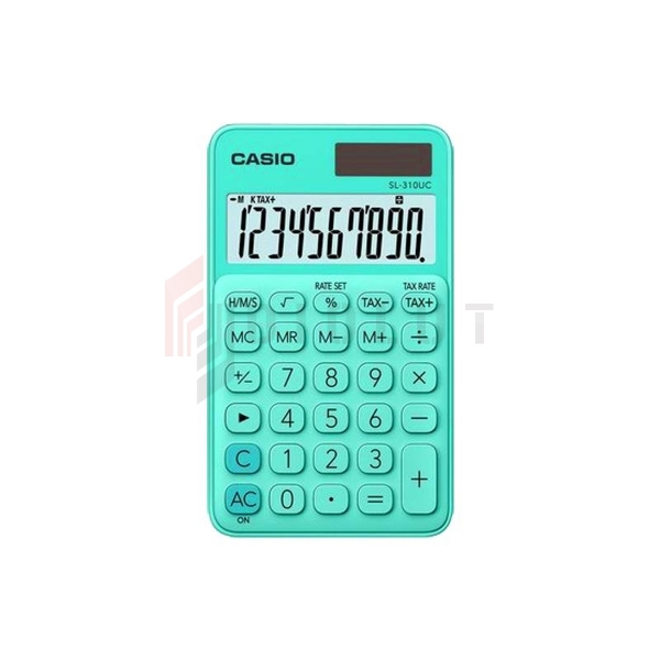 Kalkulačka Casio SL-310UC-GN-S zelená.