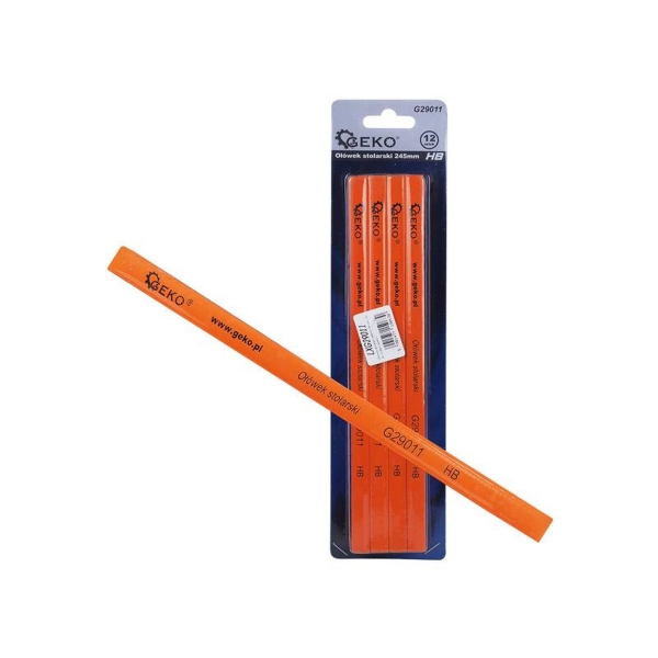 Stolárska ceruzka 245 mm HB (bal.12 ks. blister), G29011.