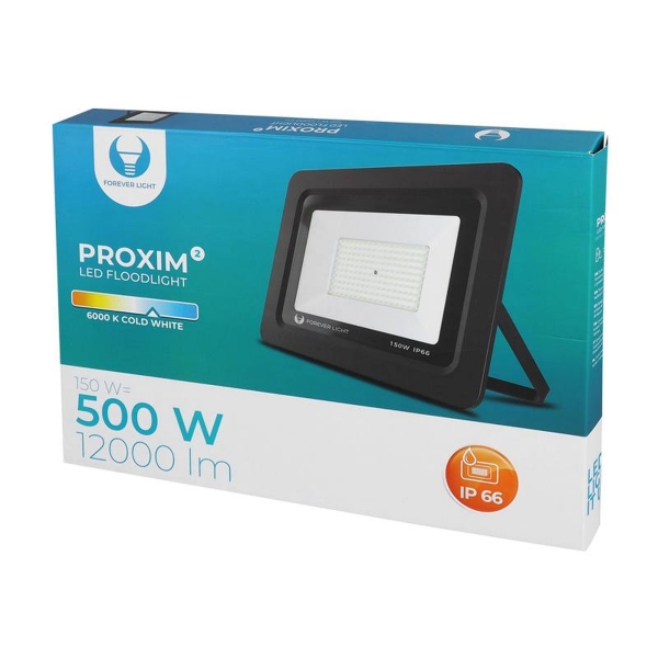 Svetlomet Proxim II, Slim LED SMD, 150W, 6000K, studená biela.