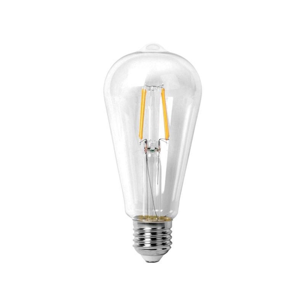 LED žiarovka ST64, 8 W, E27, vláknová, 2700 K, 810 lm, 230 V.