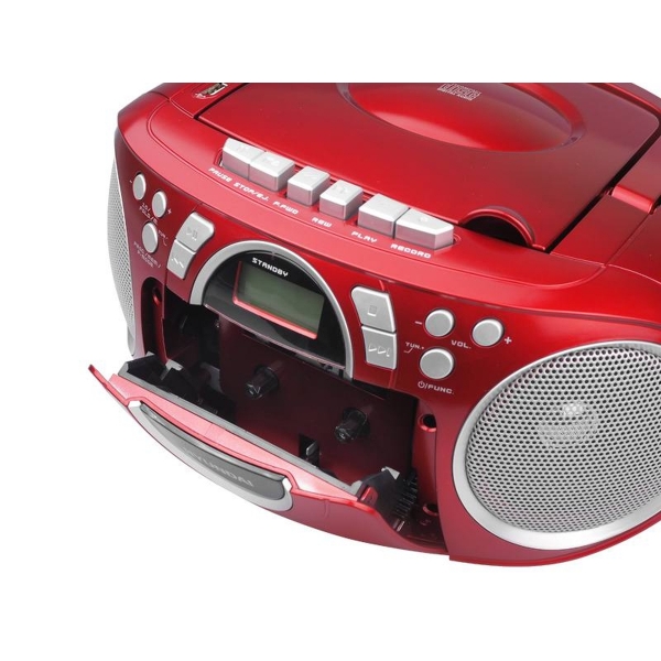 Hyundai TRC788AU3RS boombox, FM digitálny tuner, kazeta, MP3, USB, AUX.