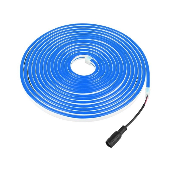 LED NEON FLEX lano jednostranné 2835, 12V, 5m, modré.