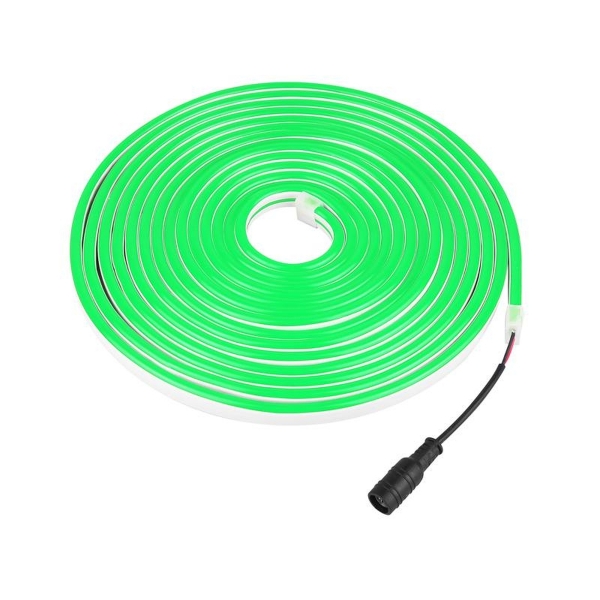 LED NEON FLEX lano jednostranné 2835, 12V, 5m, zelené.