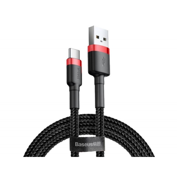 Kábel USB-USB Type-C 0,5 m, 3 A Baseus Quick Charge.