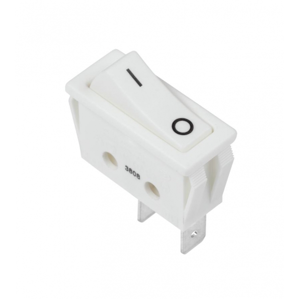 Konektor kolískového spínača obdĺžnikový biely C5N 0-1 16A / 250V