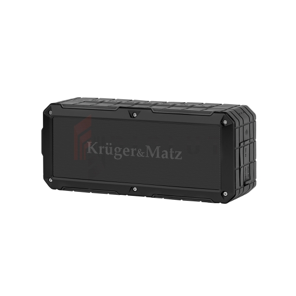Kruger & Matz Discovery prenosný vodotesný Bluetooth reproduktor, čierna farba