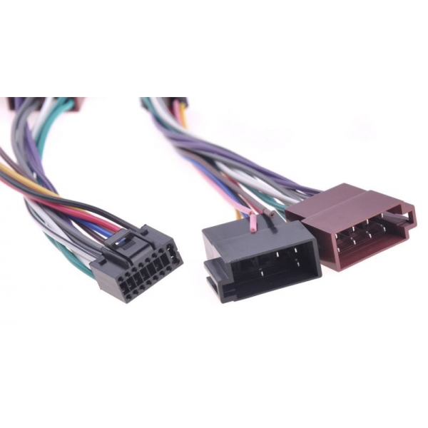 Konektor pre JVC KD-LX 3 čierny 16pin-ISO-KJ3