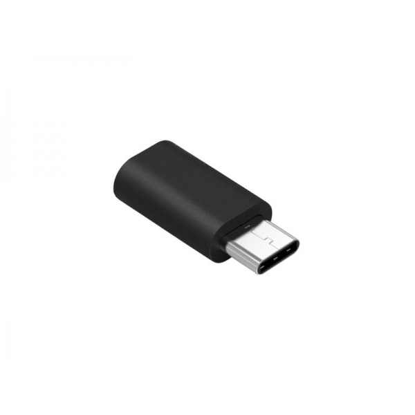 Adaptér Micro USB - USB typ C adaptér Čierny