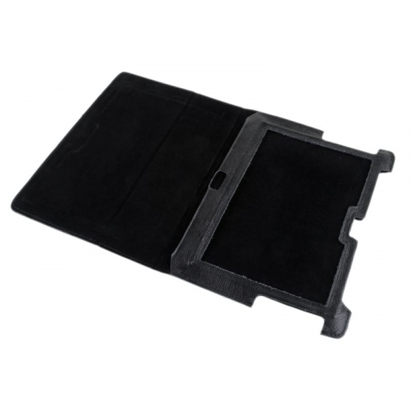 Čierne puzdro určené pre Samsung Galaxy Tab P5100 (prírodná koža)