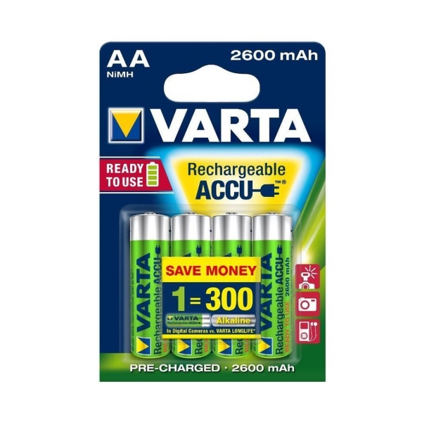 Batéria VARTA AA 2600mAh 4 ks / bl.