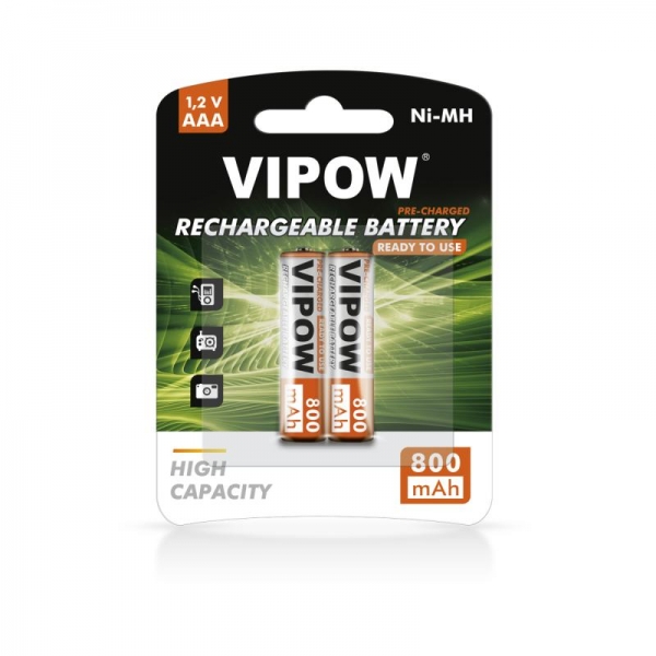 VIPOW HR3 800 mAh Ni-MH batérie 2 ks / bl RTU
