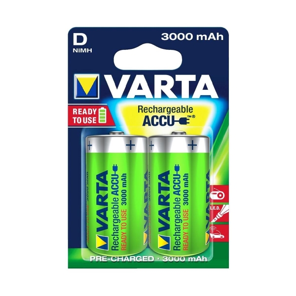 Batéria VARTA R20 NiMh 3000mAh 2ks / bl.