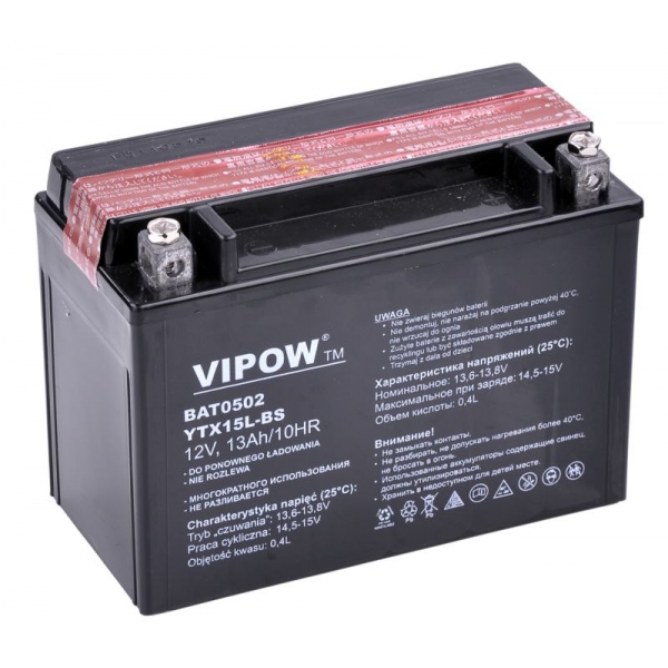 Batéria typu VIPOW MC pre motocykle 12V 13Ah