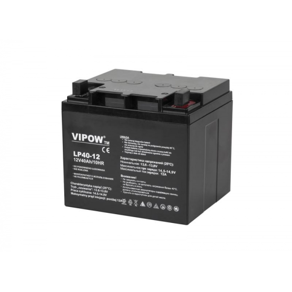 VIPOW 12V 40Ah gélová batéria