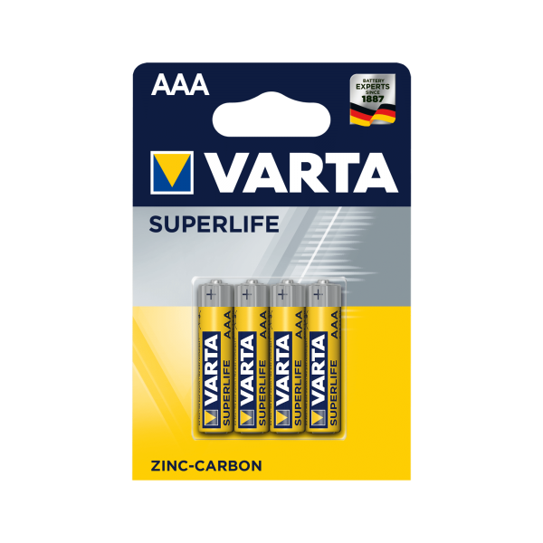Batéria VARTA R03 SUPERLIFE 4 ks / bl.