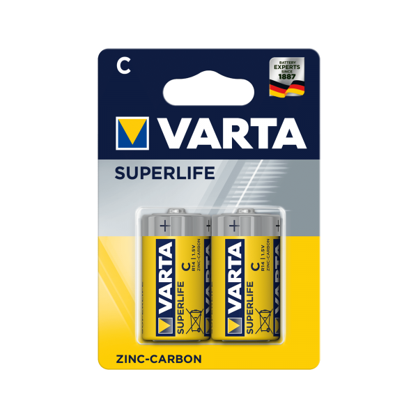Batéria VARTA R14 SUPERLIFE 2 ks / bl.