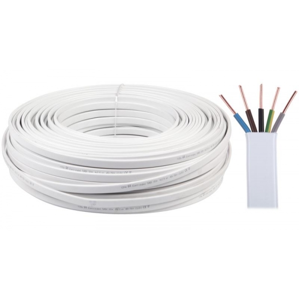Elektrický kábel YDYp 5x2,5 450 / 750V