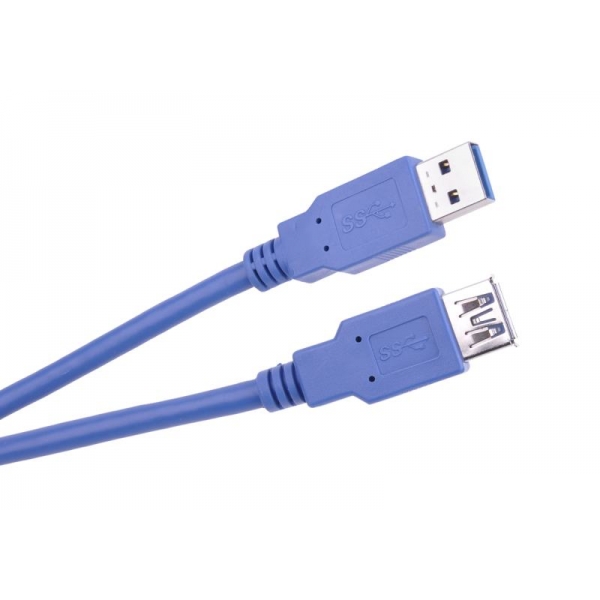 Kábel USB 3.0 AM / AF 1,8 M