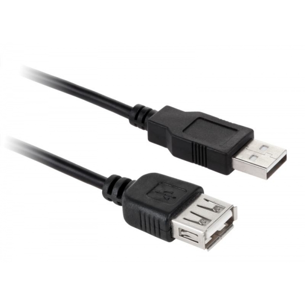 USB kábel, typ A, zástrčka - zásuvka 0,8m