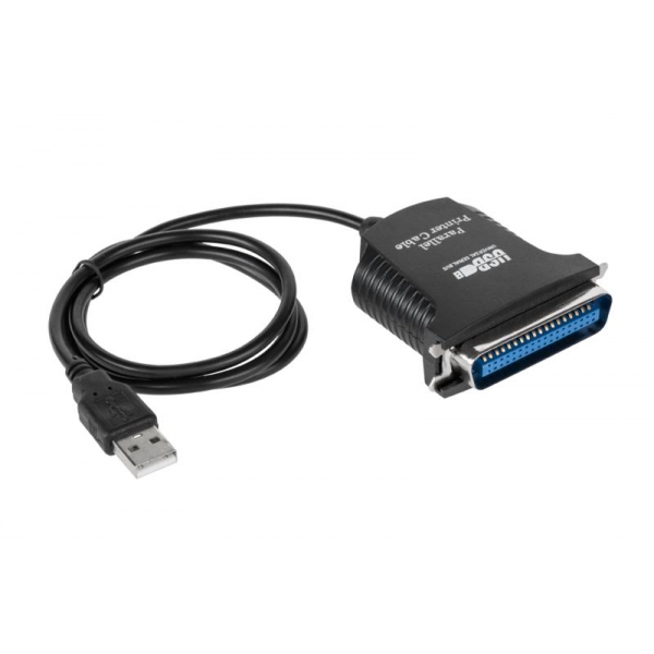 USB zástrčkový kábel - samec LPT Centronics