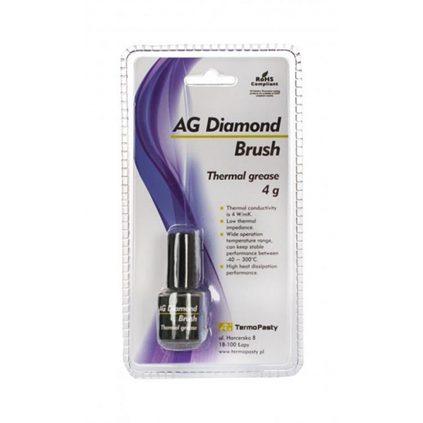 Tepelne vodivá pasta Diamond Brush 4g AG