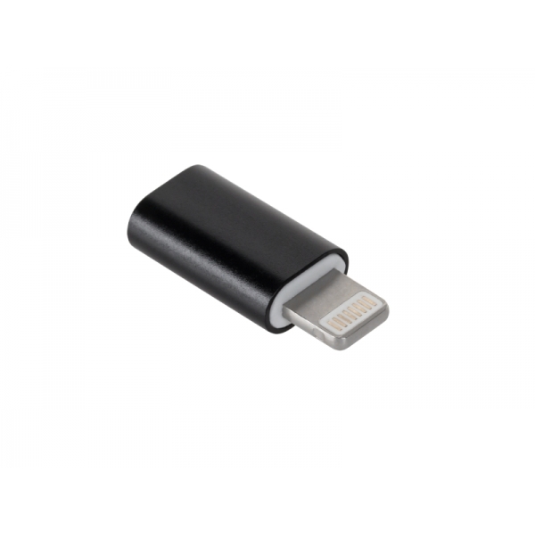 Adaptér Micro USB adaptér - Apple Lightning M-Life čierny