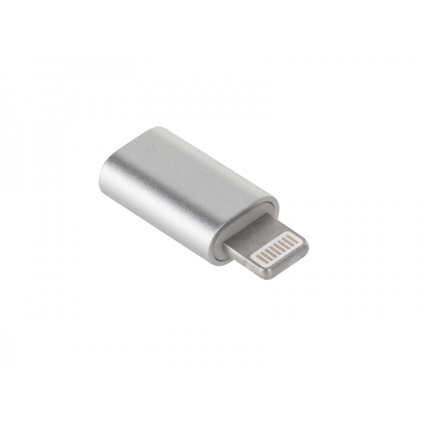 Adaptér Micro USB adaptér - Apple Lightning M-Life biely