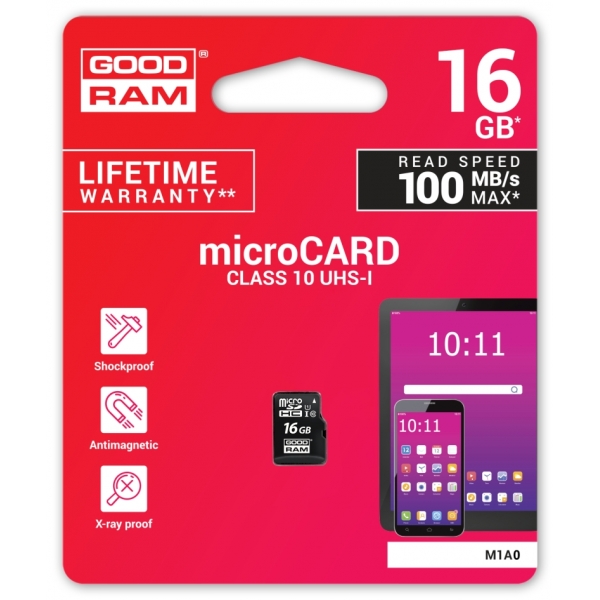 Pamäťová karta microSD UHS-I Goodram s kapacitou 16 GB