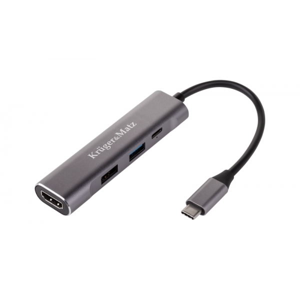 Adaptér (HUB) USB typu C na port HDMI / USB3.0 / USB2.0 / C