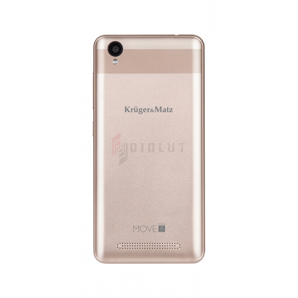 Zlatý smartfón Kruger & Matz MOVE 8 mini Android 10Go