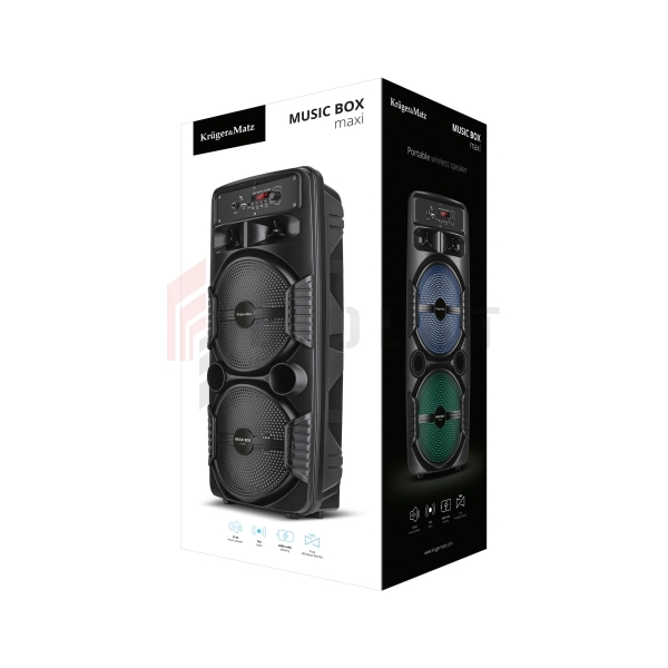 Prenosný bezdrôtový reproduktor Kruger & Matz Music Box Maxi