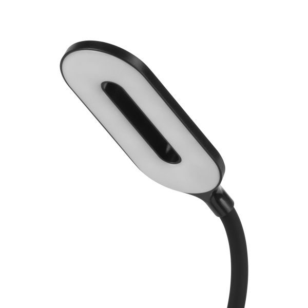 Stolná LED lampa s indukčnou nabíjačkou (čierna)