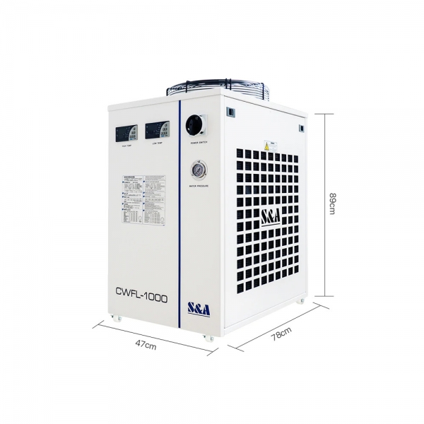 Vodný chladič CWFL-1000 Chladič pre vláknové lasery FIBER