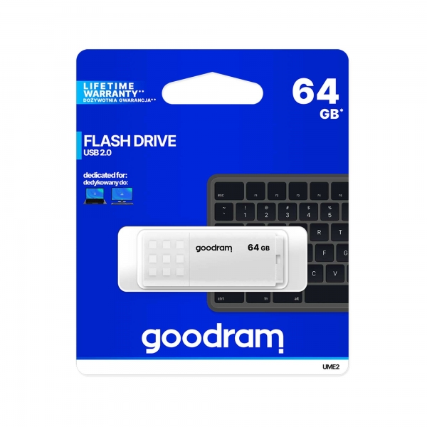 Pevný disk Goodram USB 2.0 64GB biely