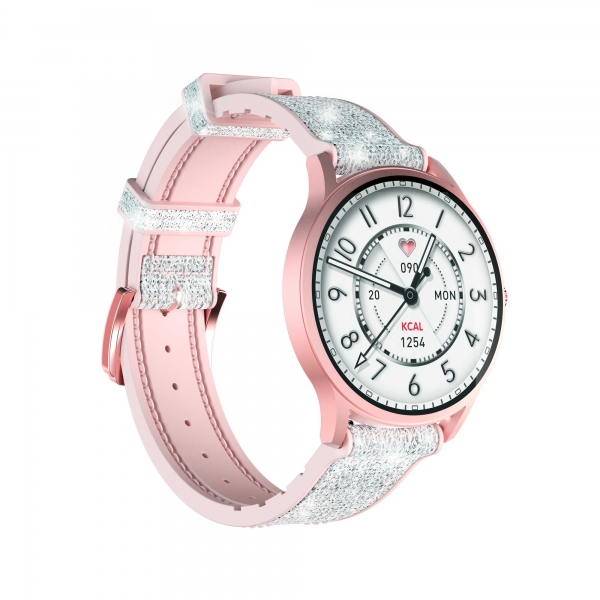 Inteligentné hodinky KIESLECT Lora Pink