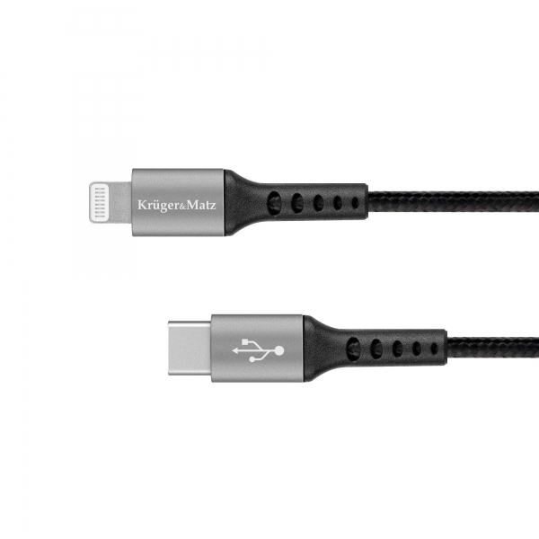 Kábel USB typu C - blesk C94 MFi 1m Kruger&Matz Plug
