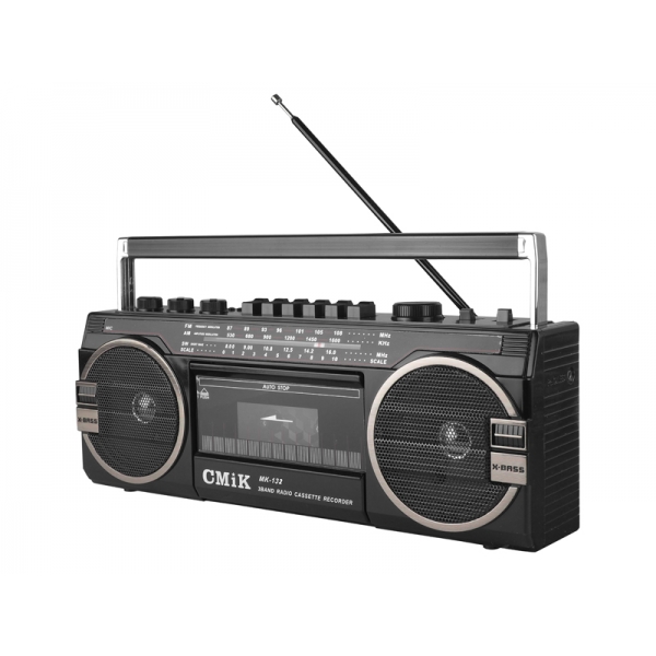PS OLD STYLE MK-132BT prenosné rádio, Bluetooth, kazeta, USB, TF karta, AUX.