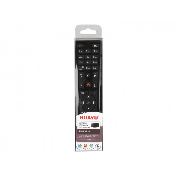 Diaľkové ovládanie pre TV LCD VESTEL, HYUNDAI, TELEFUNKEN RM-L1636 NETFLIX, YOUTUBE PRIME VIDEO