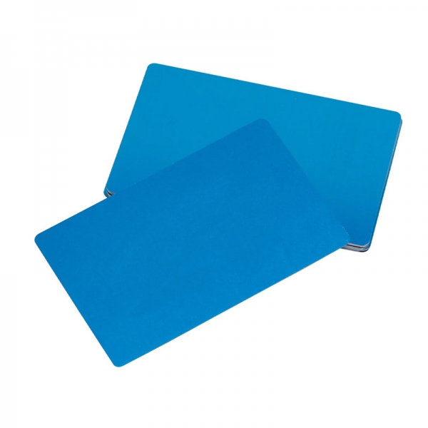 Testovacie karty na gravírovanie na Fibre Co2 UV laseroch 100 ks Modrá