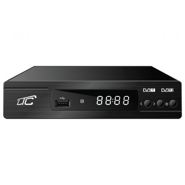 PS tuner DVB-T2 / HEVC LTC DVB106 s H.265 programovateľným diaľkovým ovládaním