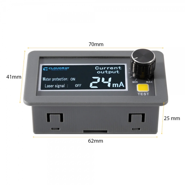 LCD displej Ammeter pre napájacie zdroje CO2 MYJG 100/150W
