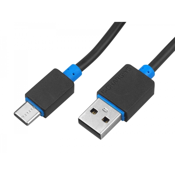 Kábel USB typu C 3 m čierny