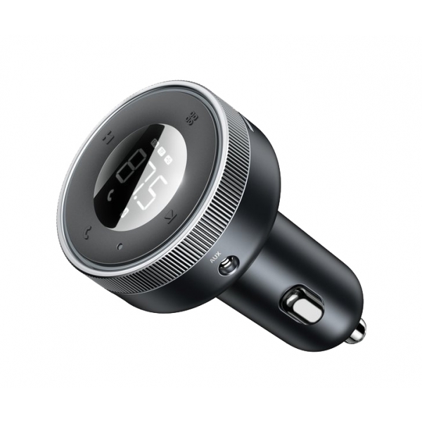 Baseus vysielač FM Vychutnajte si Bluetooth MP3 nabíjačku do auta čierna
