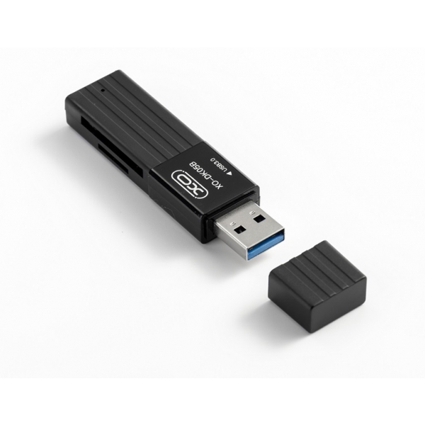 XO čítačka kariet 2v1 DK05B USB 3.0 čierna