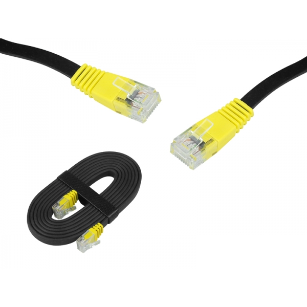 Sieťový počítačový kábel 1:1 8p8c cat.5 1,5m ultra tenký 5/1mm silikón  (patchcord)