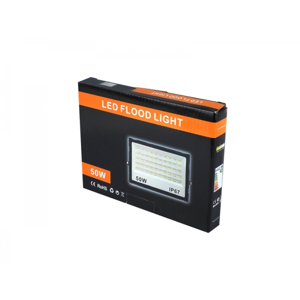 PS LED Floodlight SLIM 50W 6000K IP67 NOVINKA.